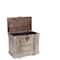 Household Essentials Antiqued Decorative Trunk (Small)